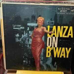 Mario Lanza, Tenor - Lanza on B'Way 33rpm VG+ AB111